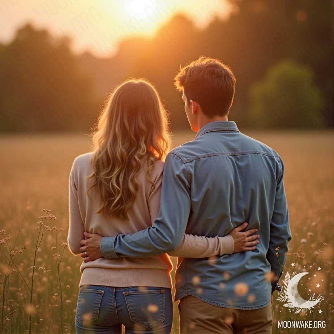 A couple reflecting on compatibility as a process of development in relationships