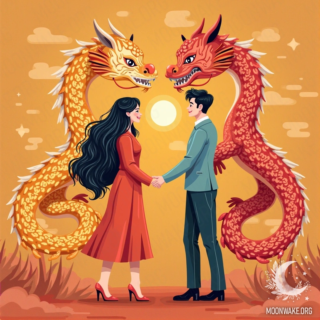 A couple explores compatibility through the Eastern zodiac